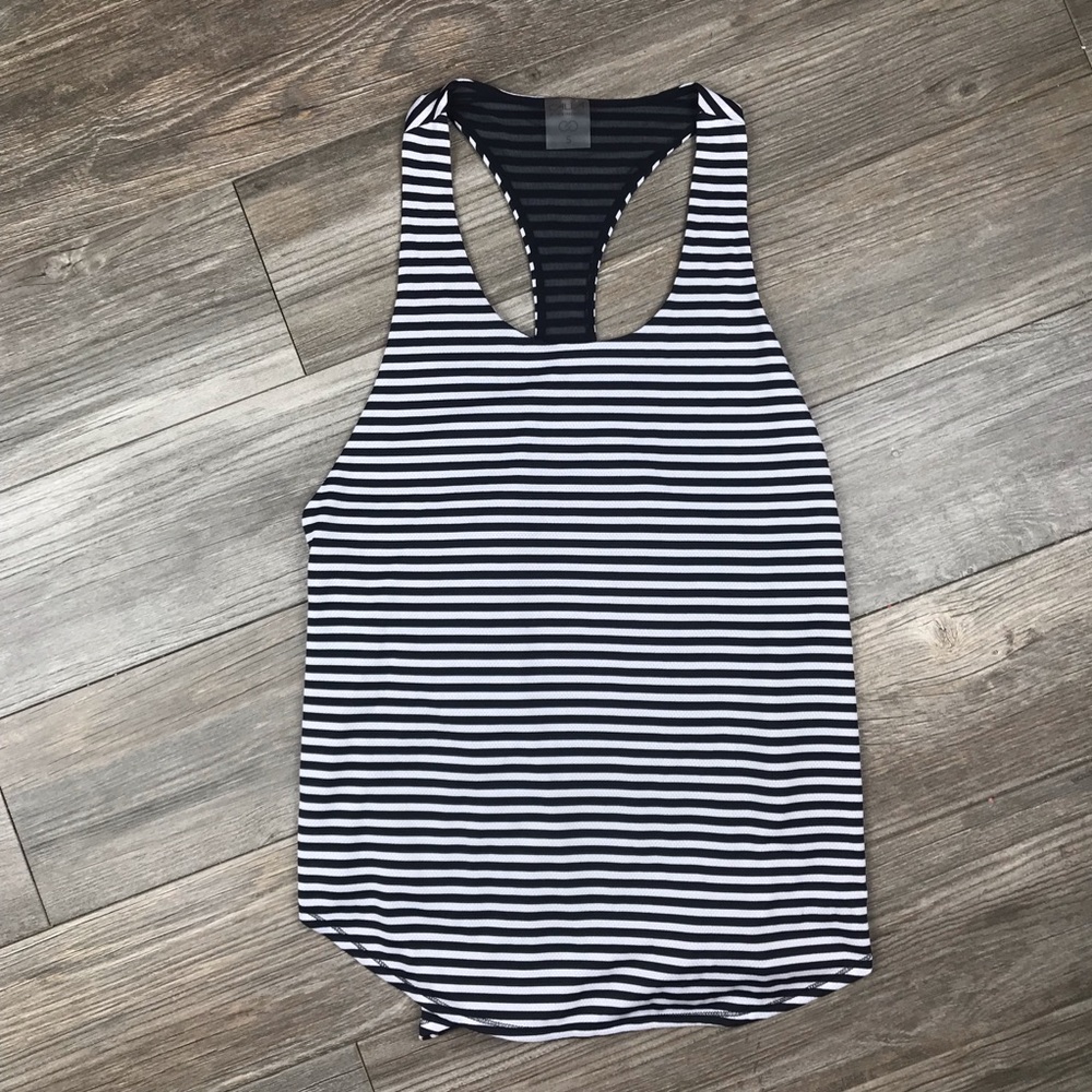 Calia by Carrie Underwood Striped Racerback Tank